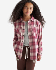 Kids Relaxed Plaid Shirt