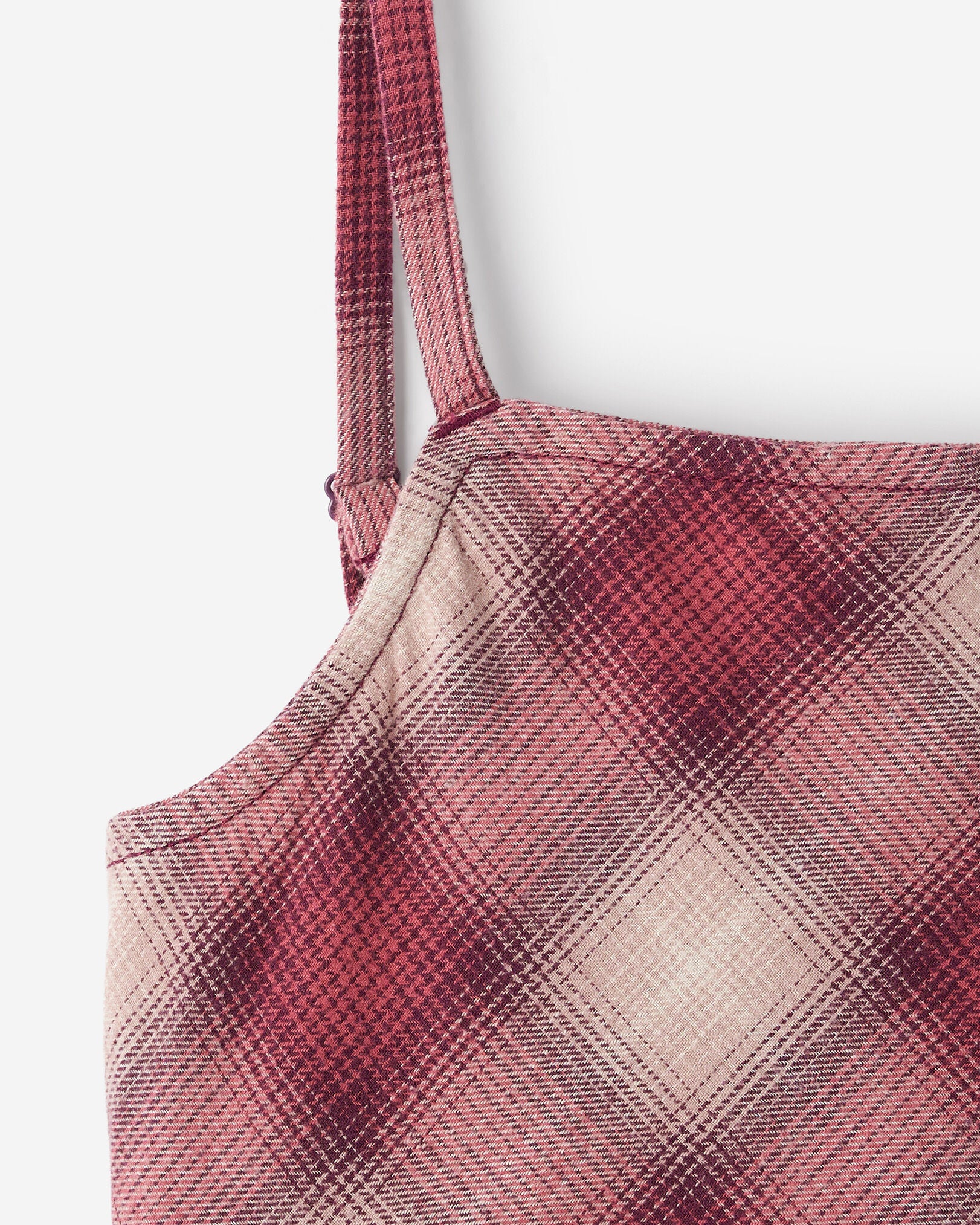 Girls Plaid Slip Dress