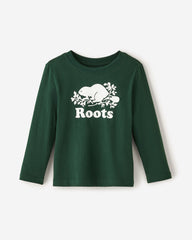 Toddler Organic Original Cooper Beaver Long Sleeve T-Shirt