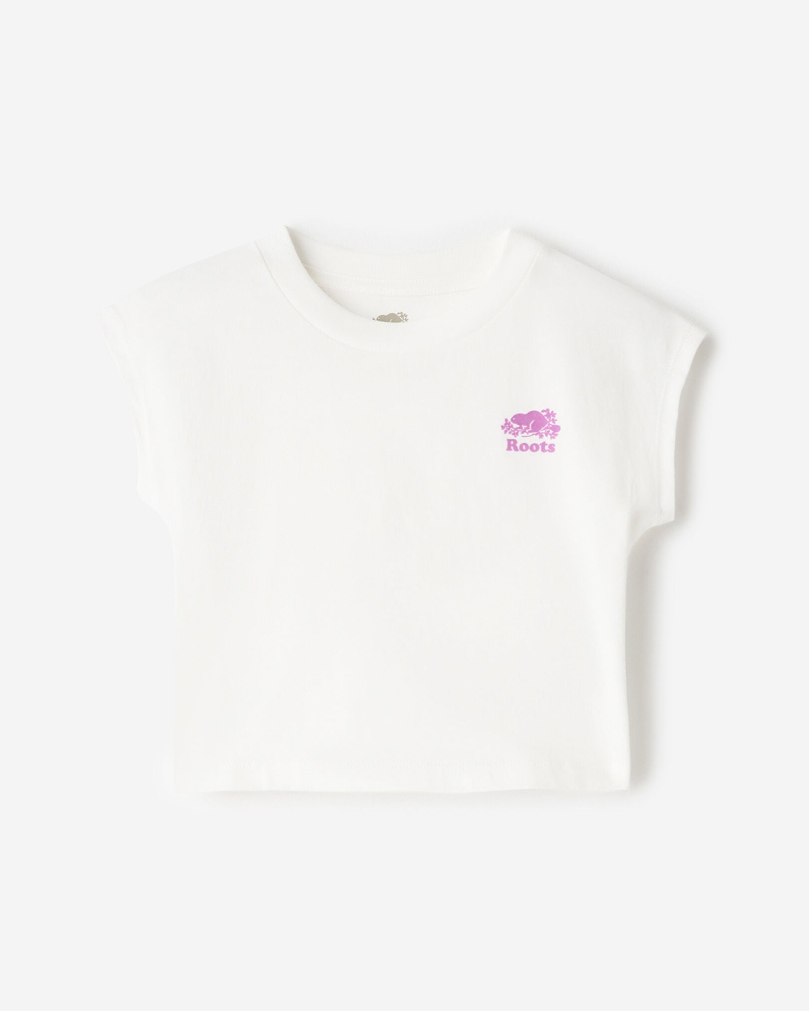 Toddler Girls Sleeveless Boxy T-Shirt