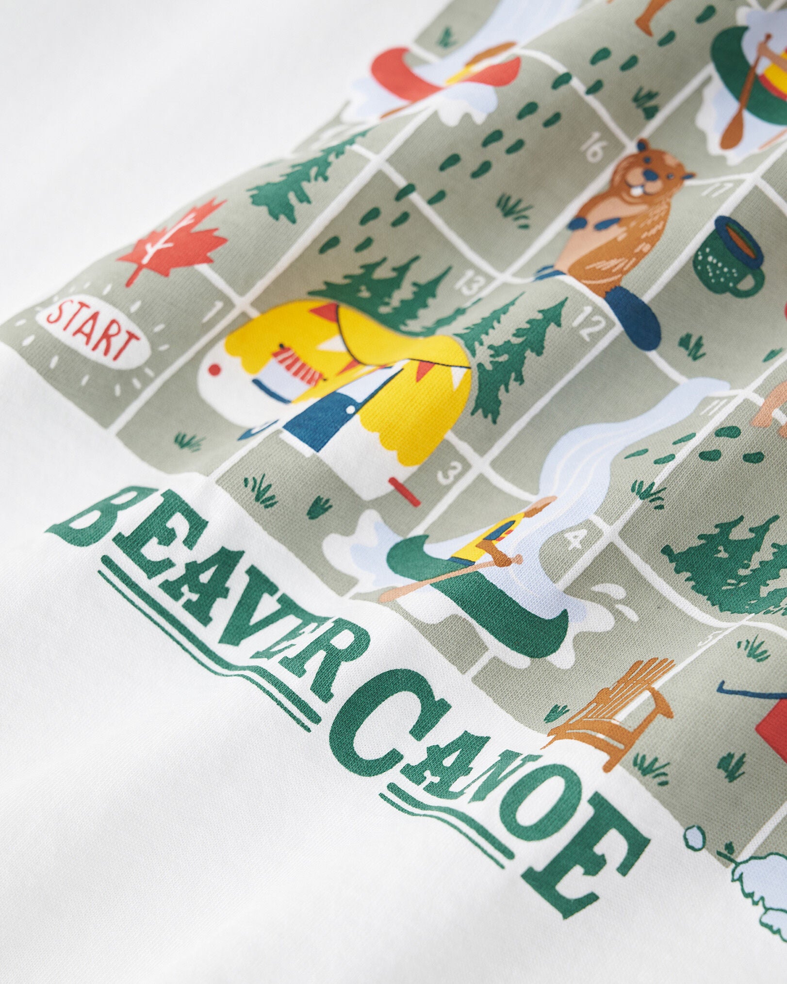 Toddler Beaver Canoe Snakes And Ladders T-Shirt