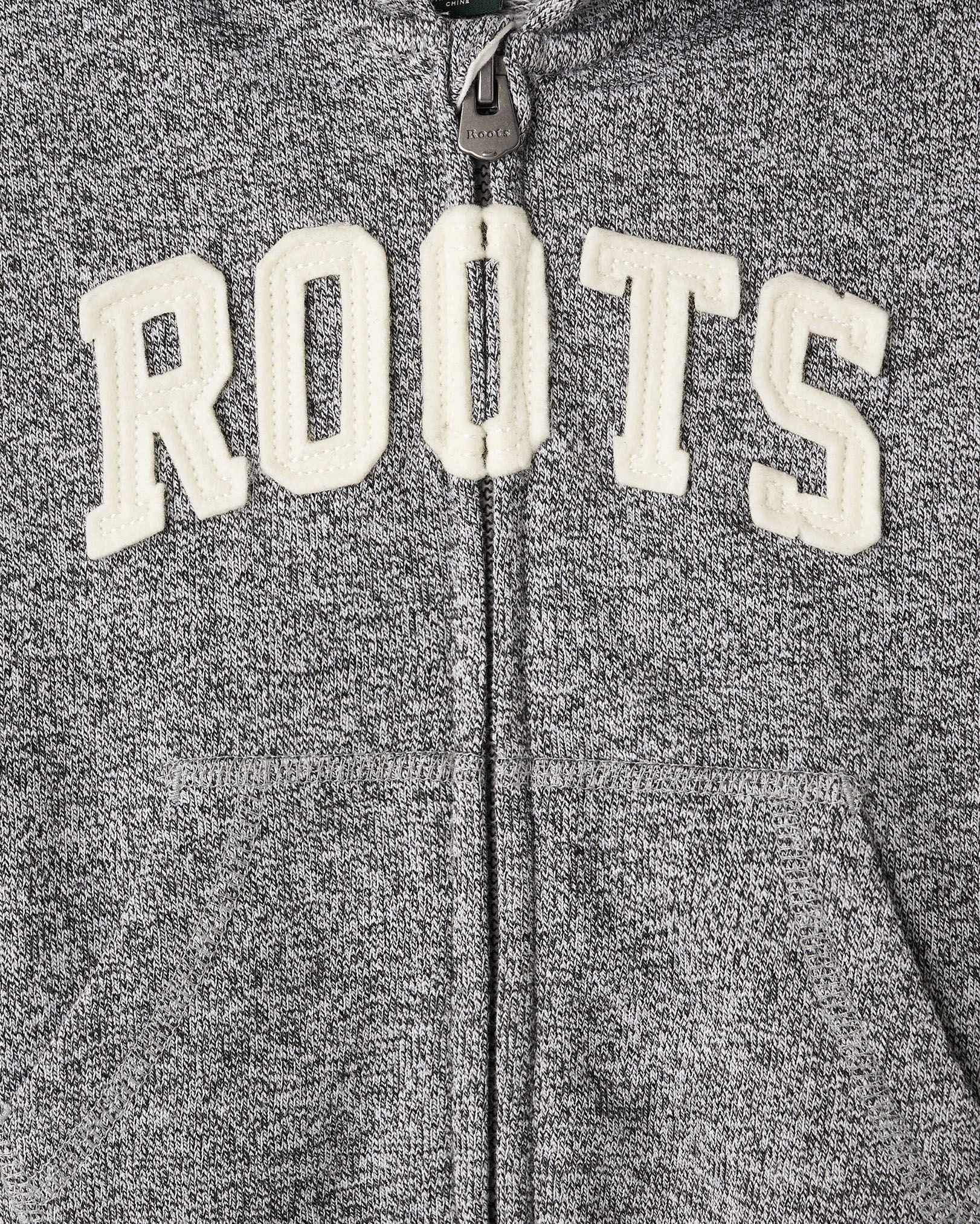 Toddler Roots Applique Full Zip Hoodie