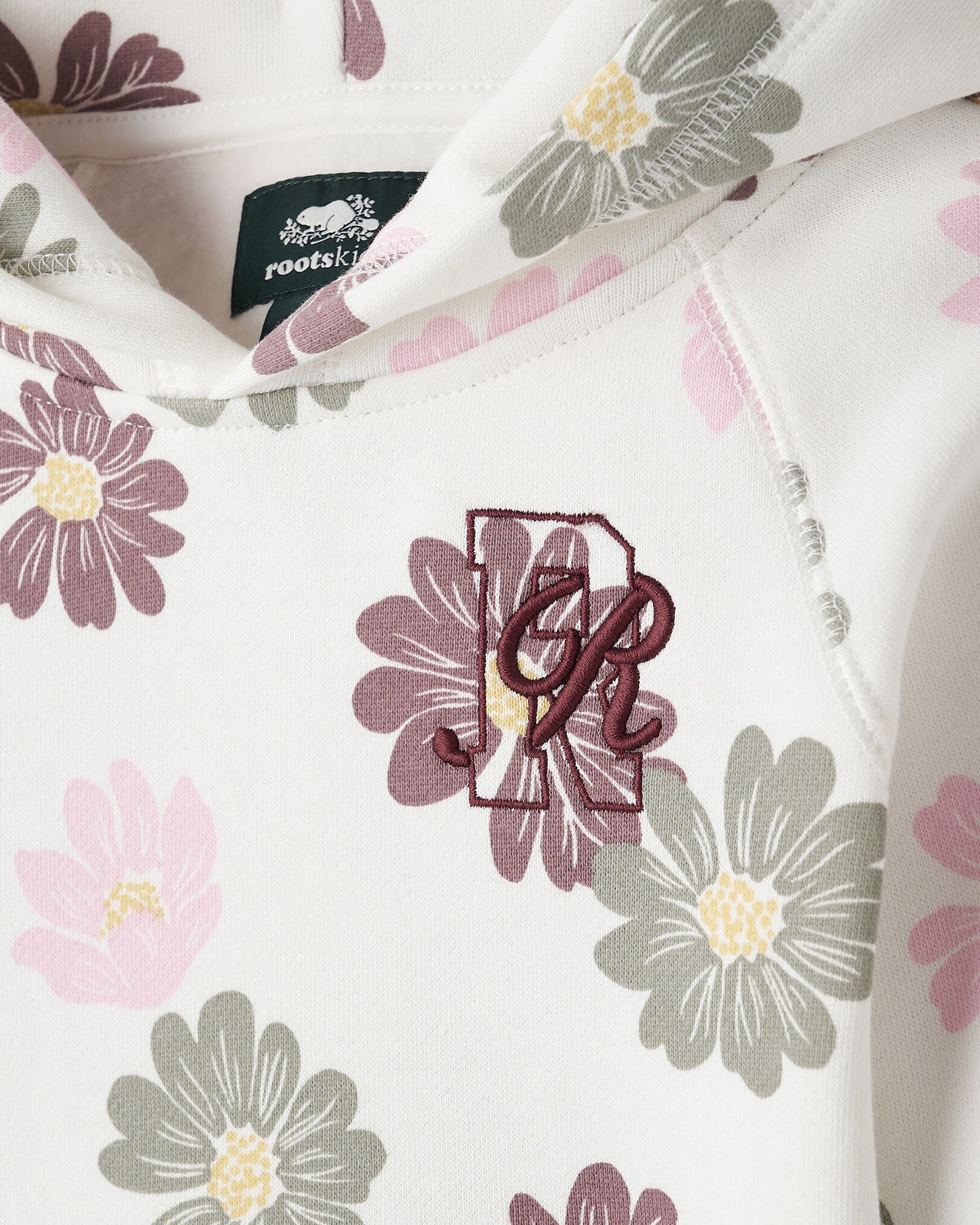 Toddler Roots Academy Floral Hoodie