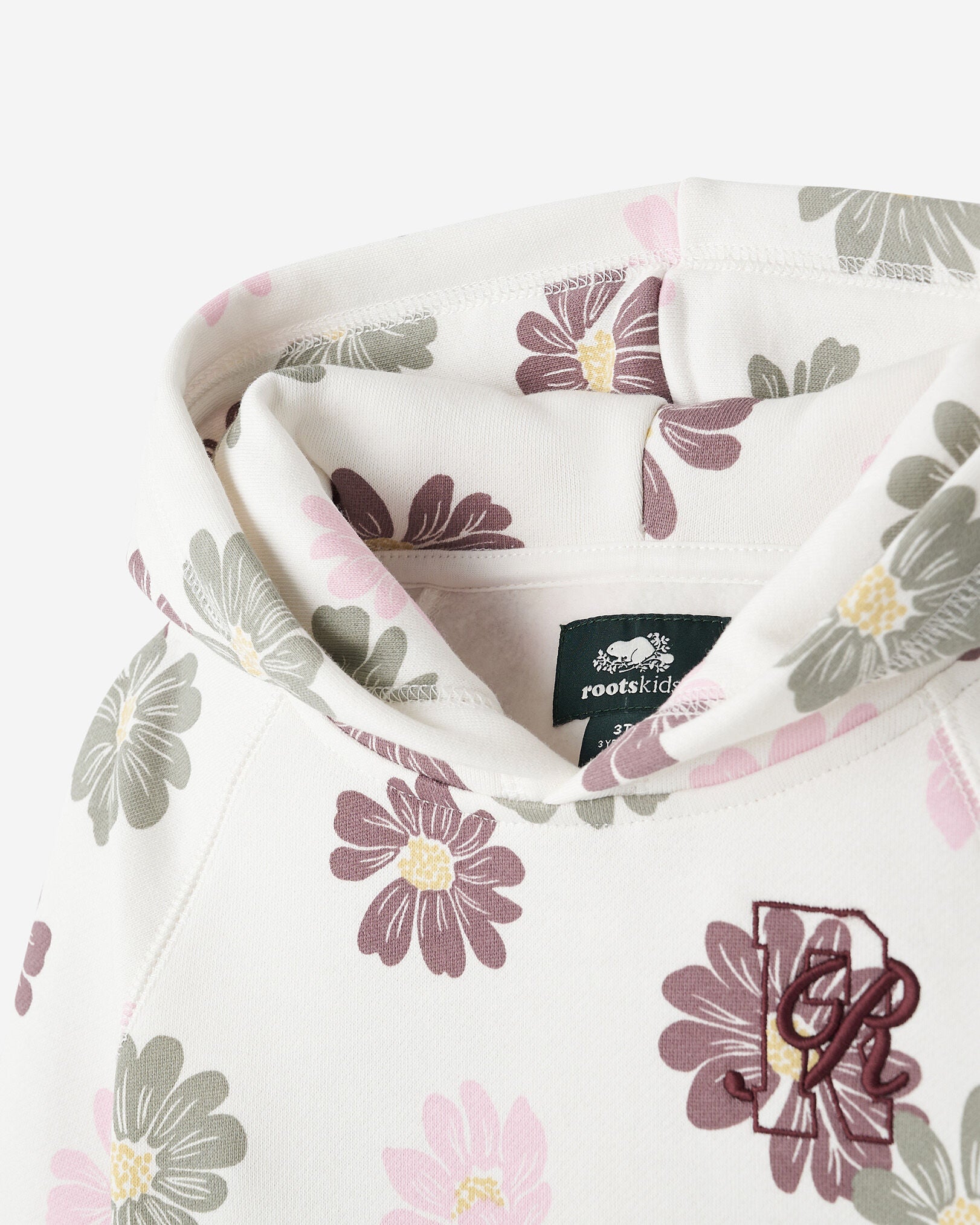 Toddler Roots Academy Floral Hoodie