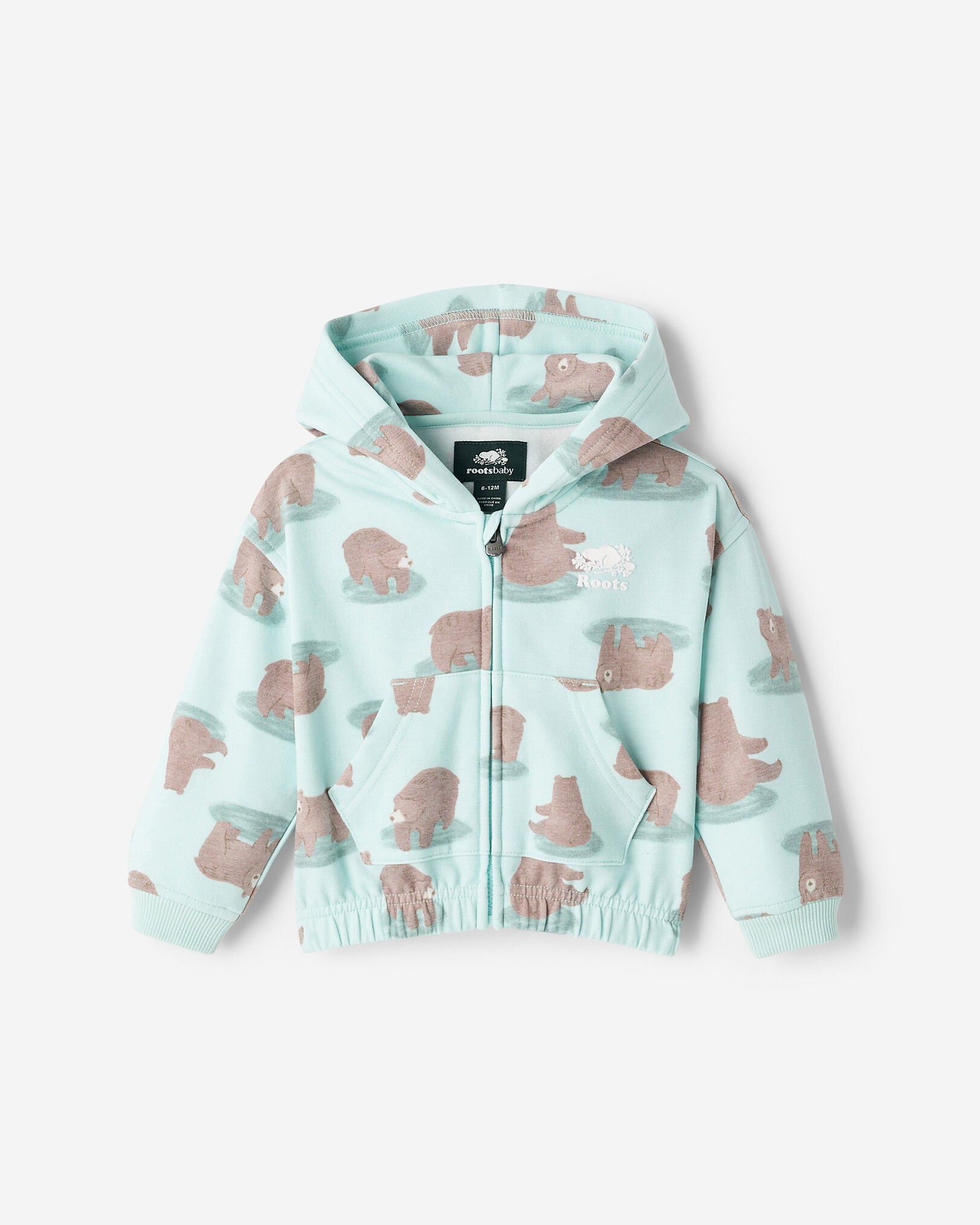 Baby Cozy Bear Zip Hoodie