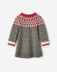 Baby Cabin Fair Isle Sweater Dress