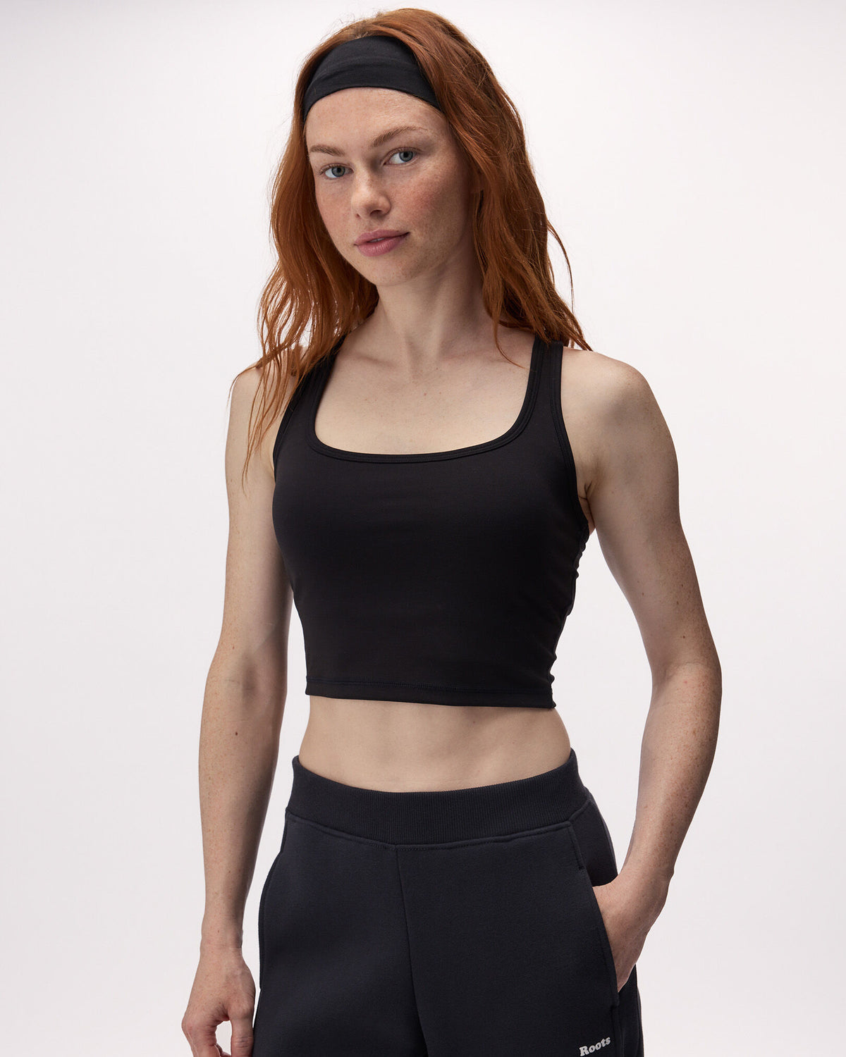 Active Knit Cropped Tank