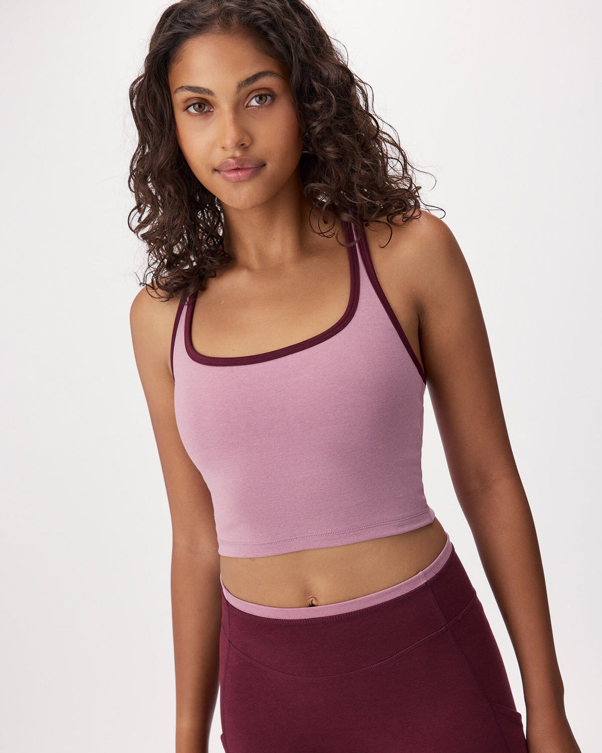 Active Knit Cropped Tank