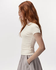 Roam Rib Fitted Short Sleeve Top