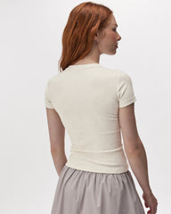 Roam Rib Fitted Short Sleeve Top