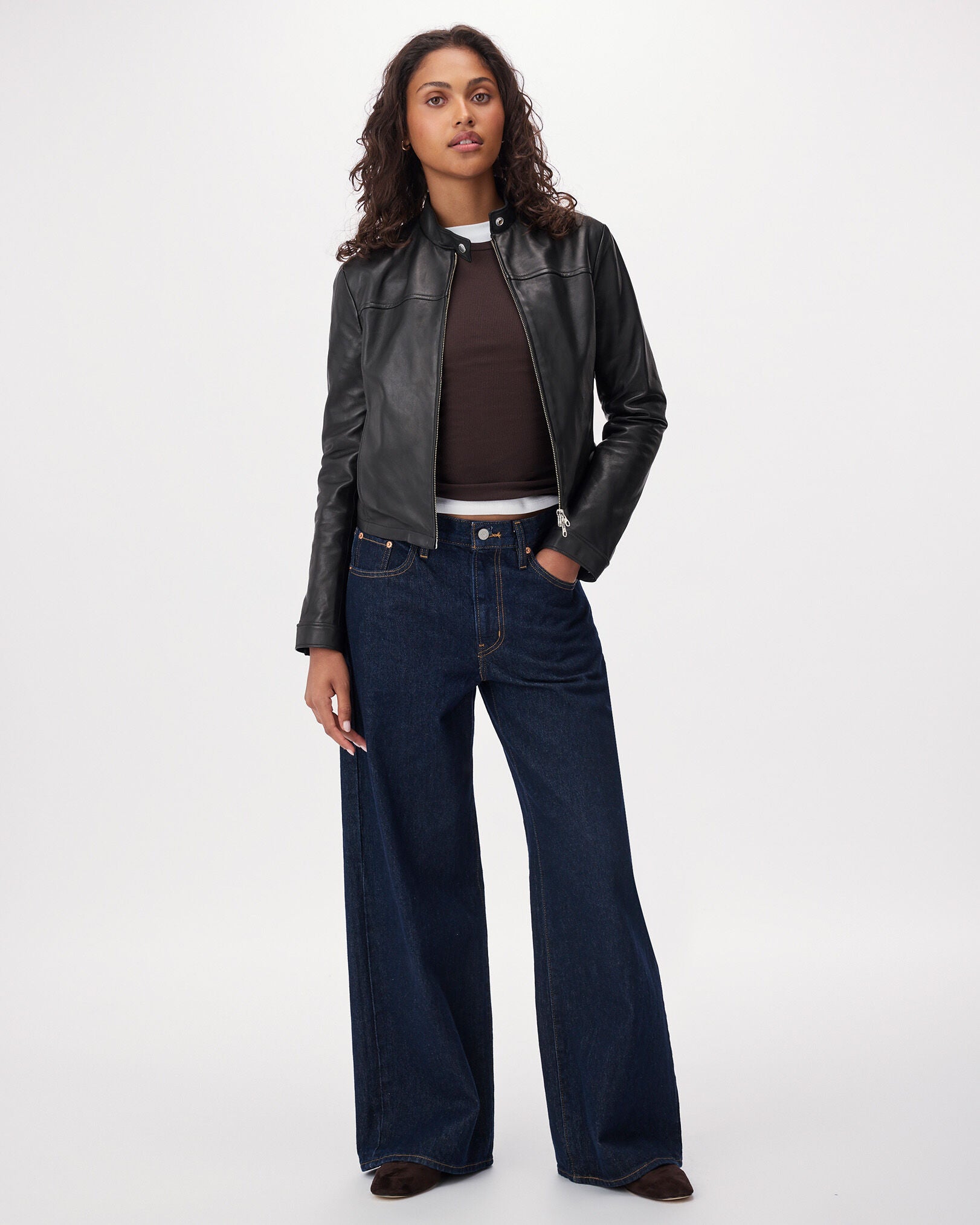 Roam Rib Fitted Long Sleeve Top
