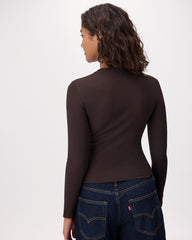 Roam Rib Fitted Long Sleeve Top