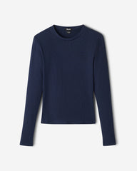 Roam Rib Fitted Long Sleeve Top