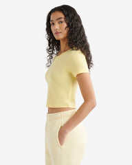 Renew Knit Crop T-Shirt