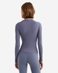 Roam Rib Fitted Long Sleeve Henley