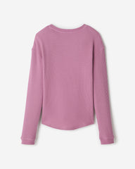 Waffle Long Sleeve Top