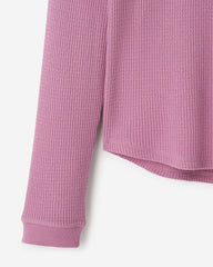 Waffle Long Sleeve Top