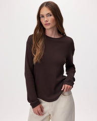 Waffle Long Sleeve Top