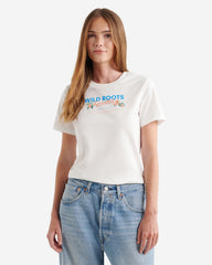 Womens Roots Fruit Stamp T-Shirt
