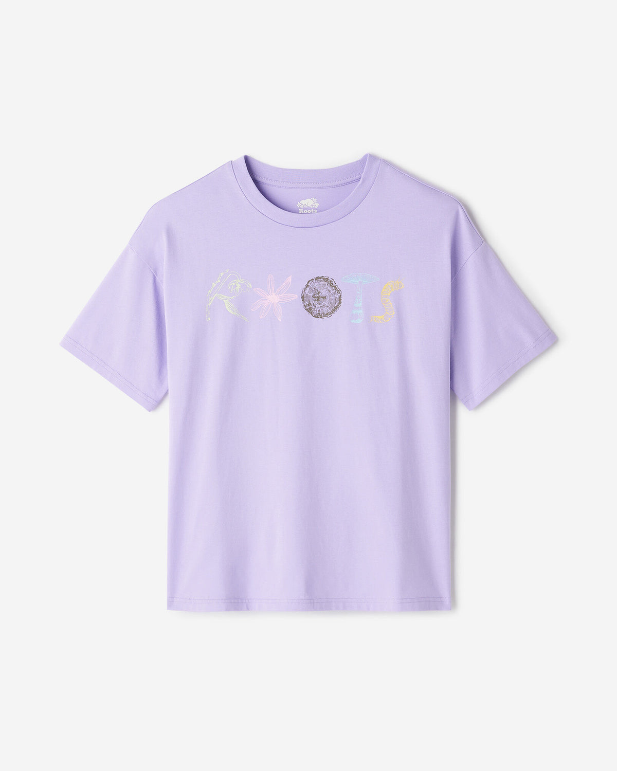 Womens Roots Nature Stamp T-Shirt