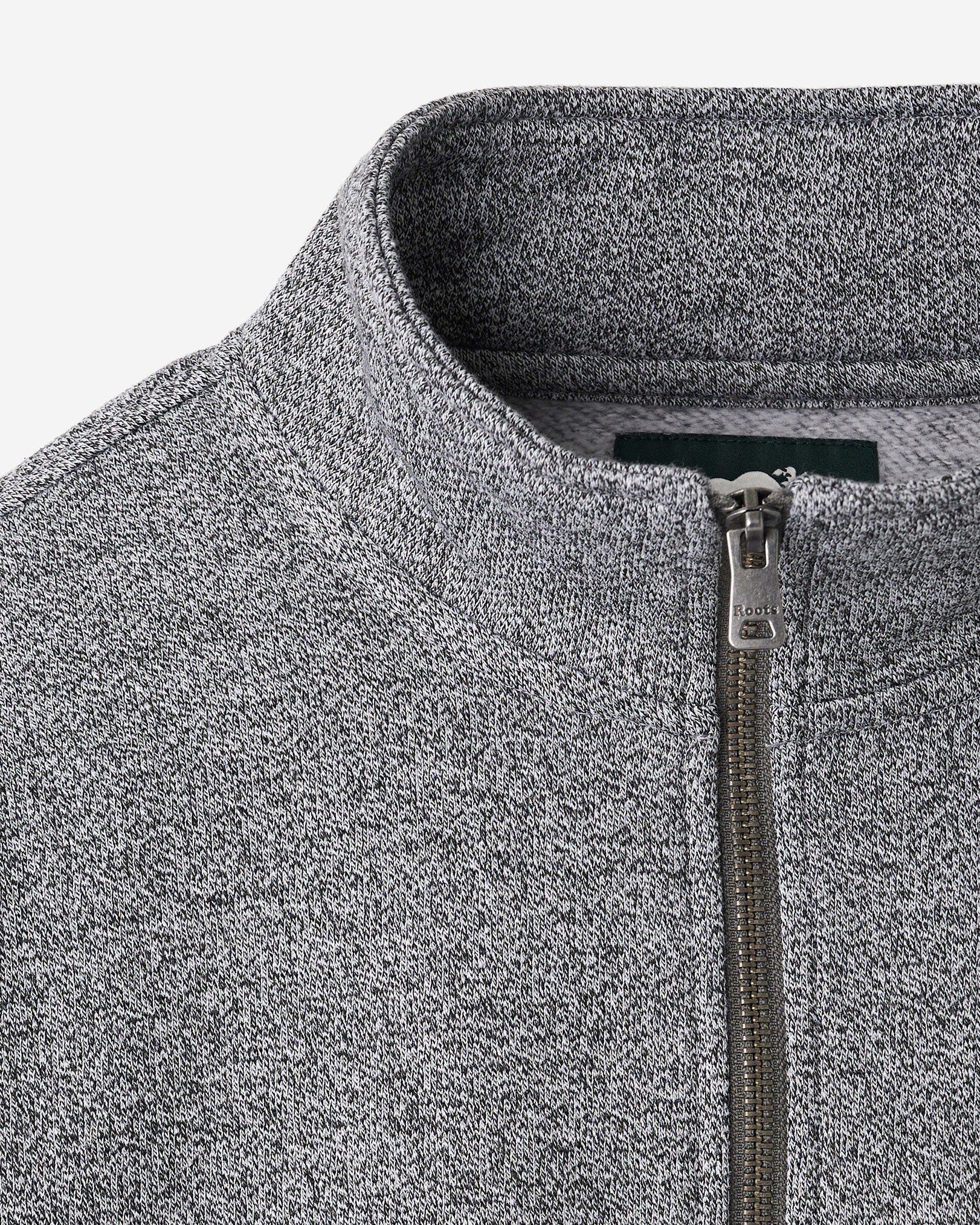 Organic Cooper Relaxed Quarter Zip Stein