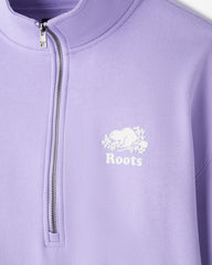 Organic Cooper Relaxed Quarter Zip Stein