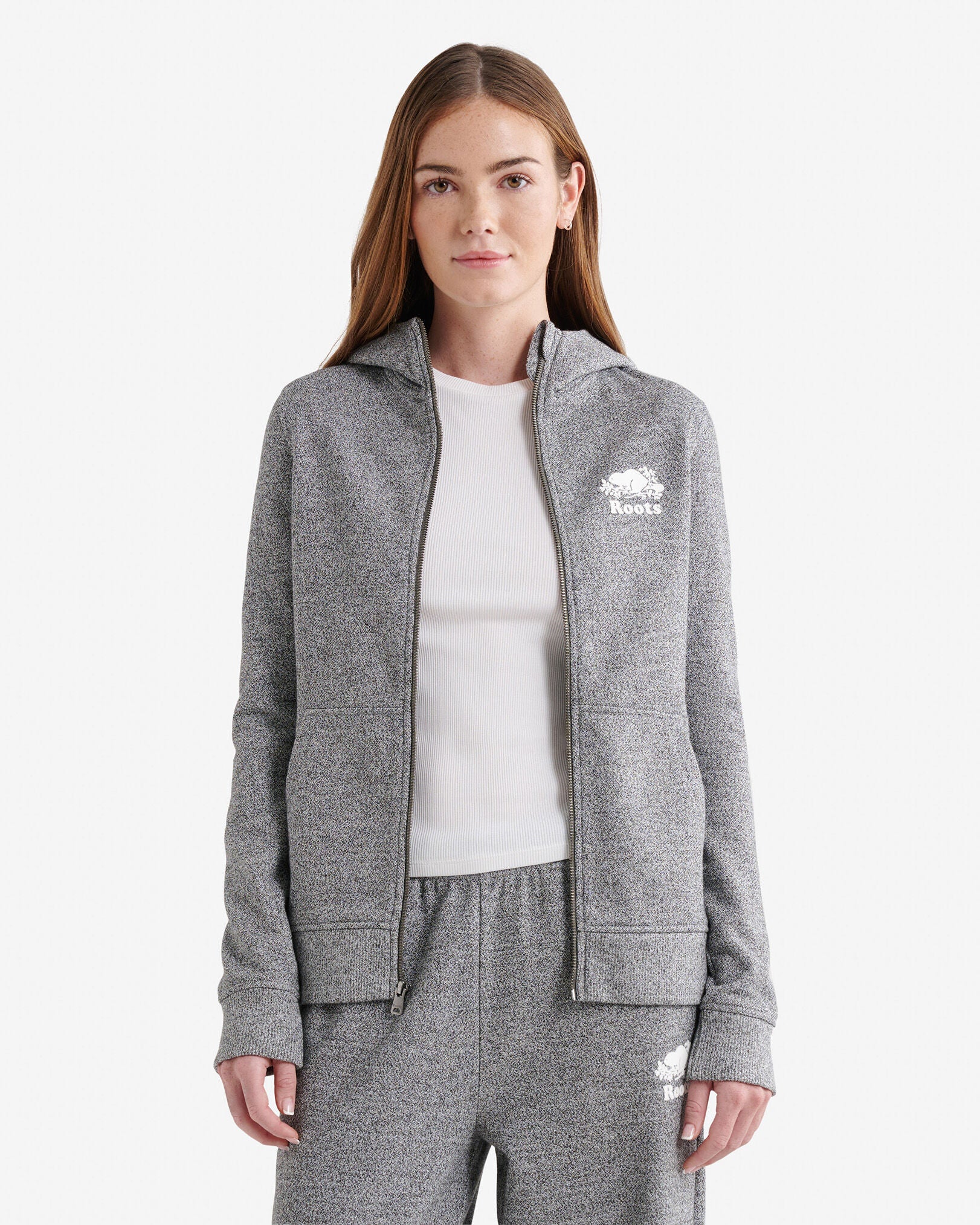 Organic Cooper Slim Full Zip Hoodie