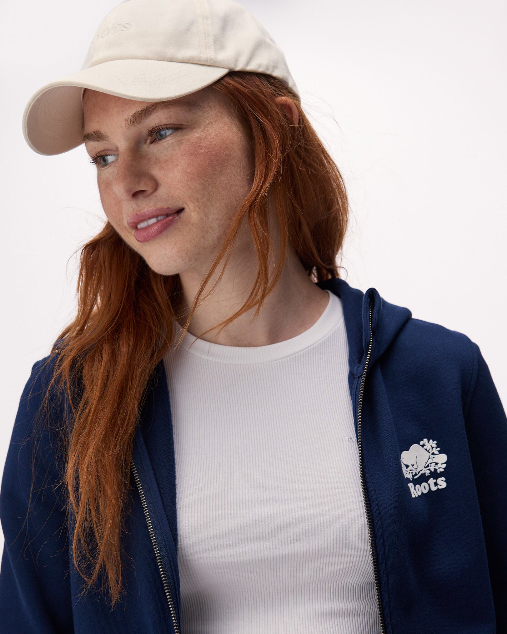 Organic Cooper Slim Full Zip Hoodie