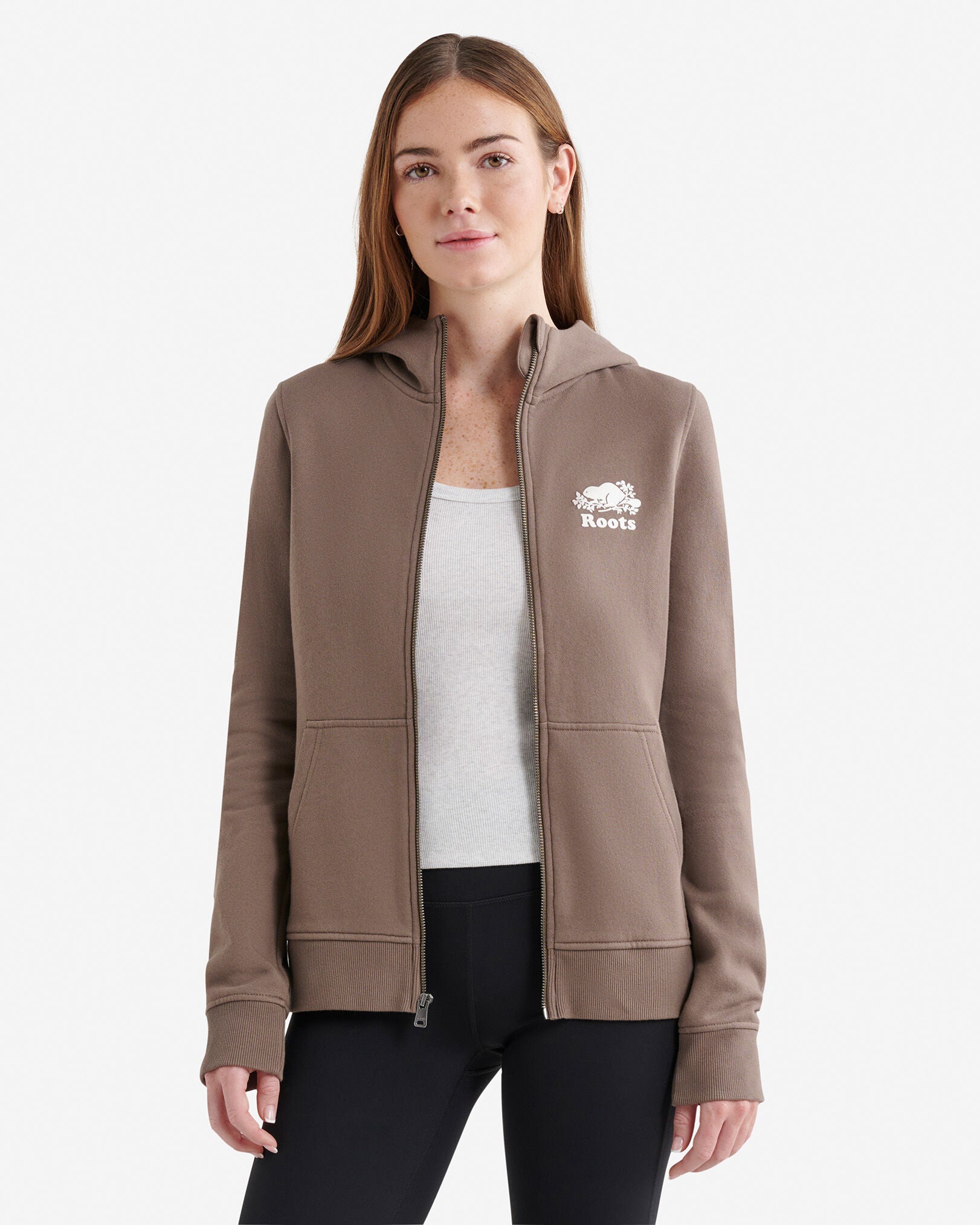 Organic Cooper Slim Full Zip Hoodie