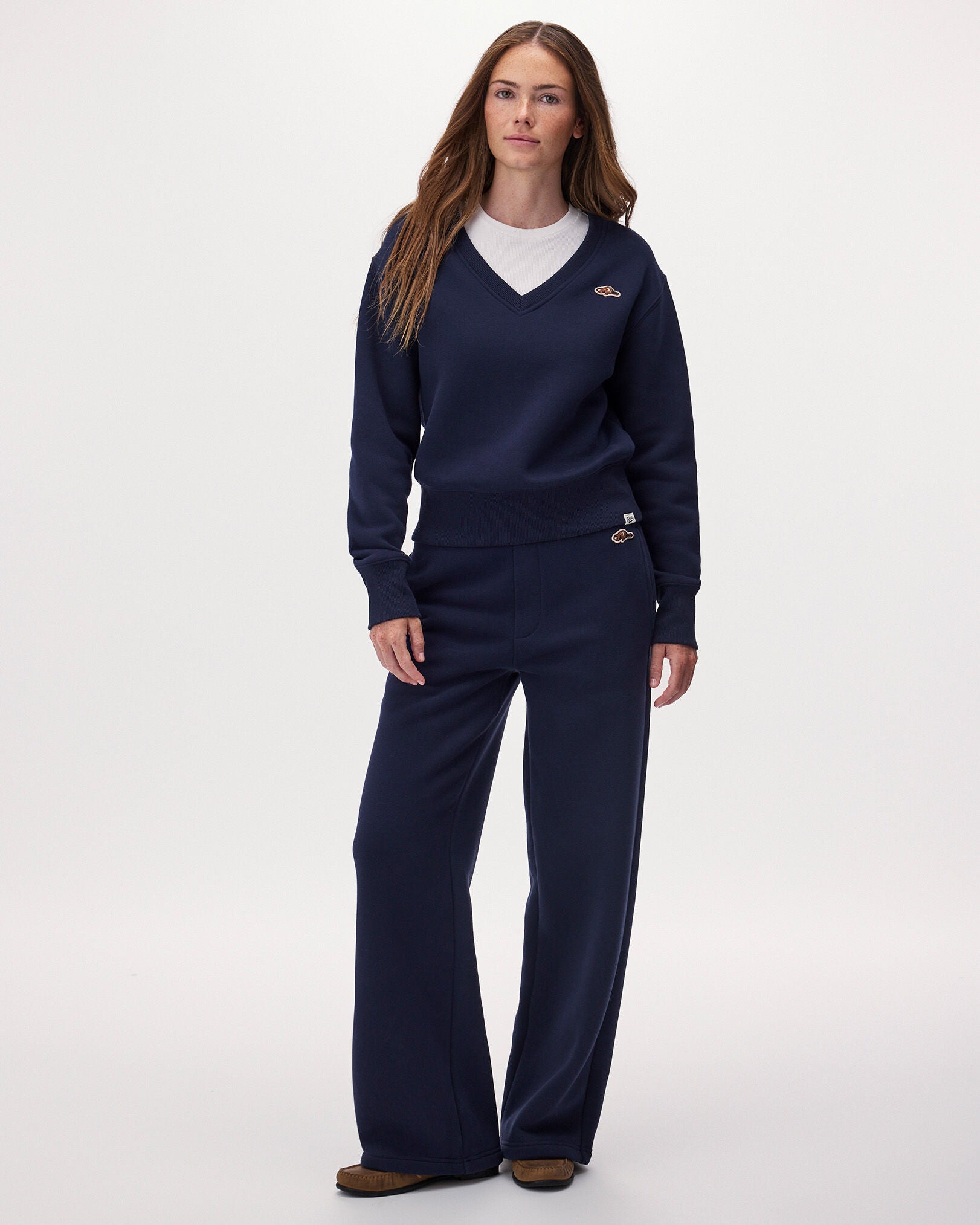 Beavermark V-Neck Top