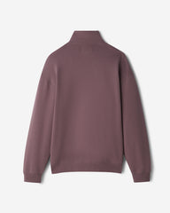Organic Cooper Relaxed Quarter Zip Stein