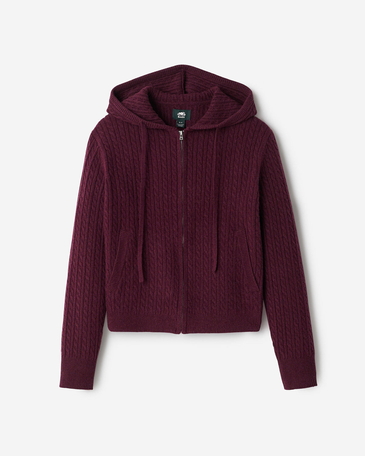 Bowen Cable Knit Full Zip Hoodie