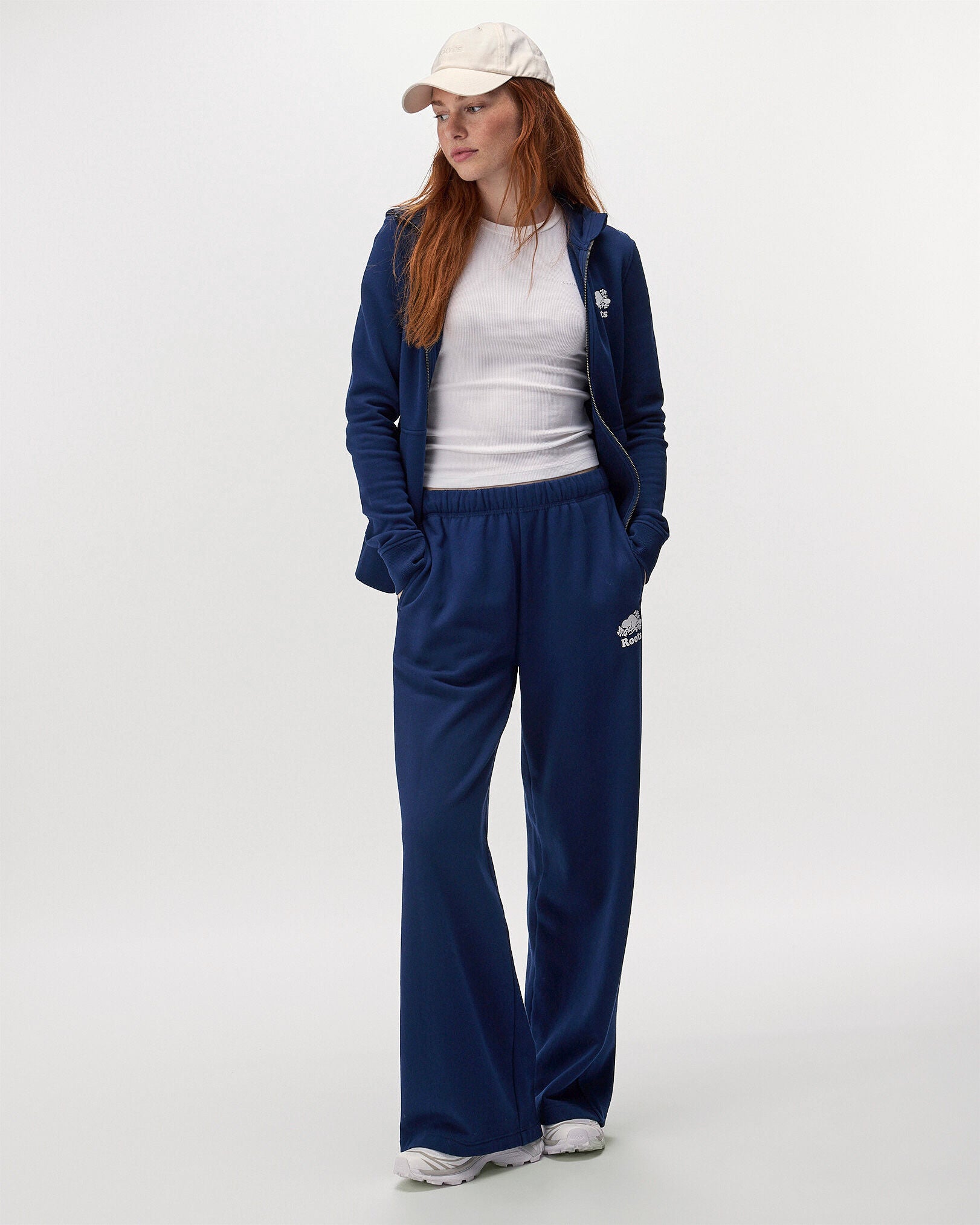 Organic Cooper Wide Leg Sweatpant