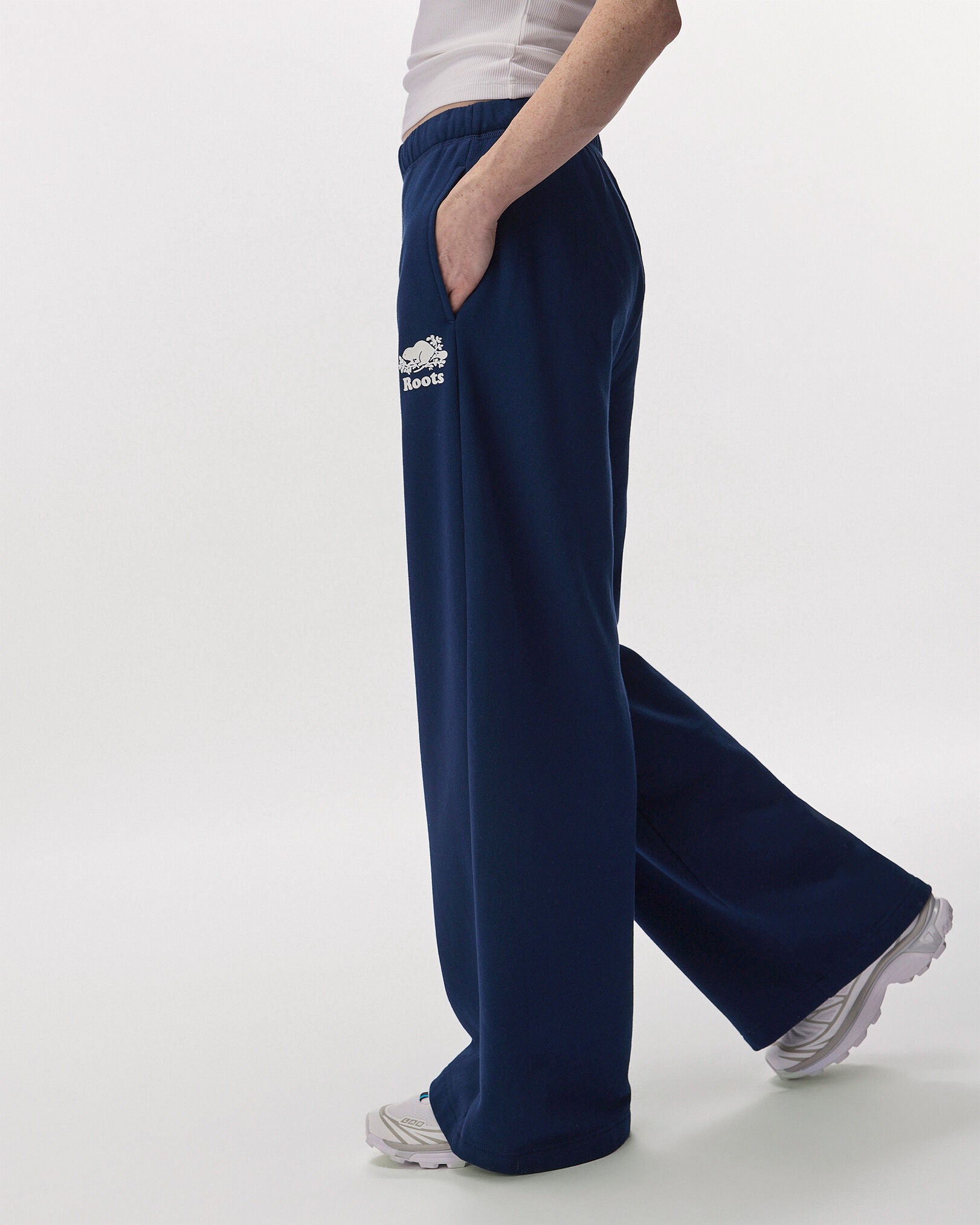 Organic Cooper Wide Leg Sweatpant