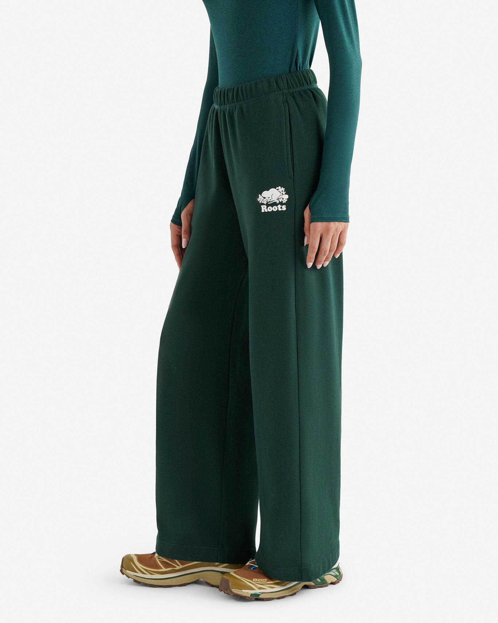 Organic Cooper Wide Leg Sweatpant