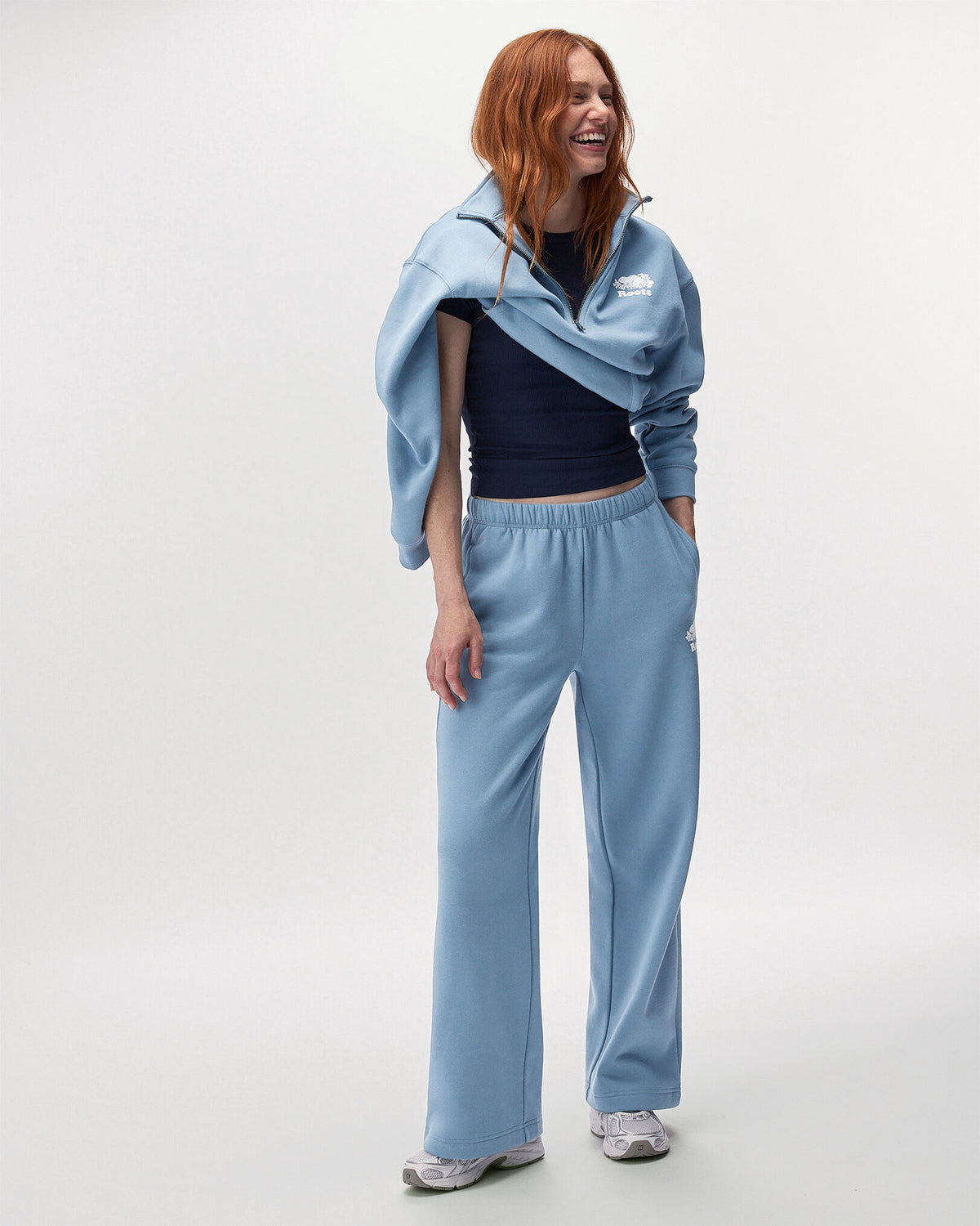 Organic Cooper Wide Leg Sweatpant
