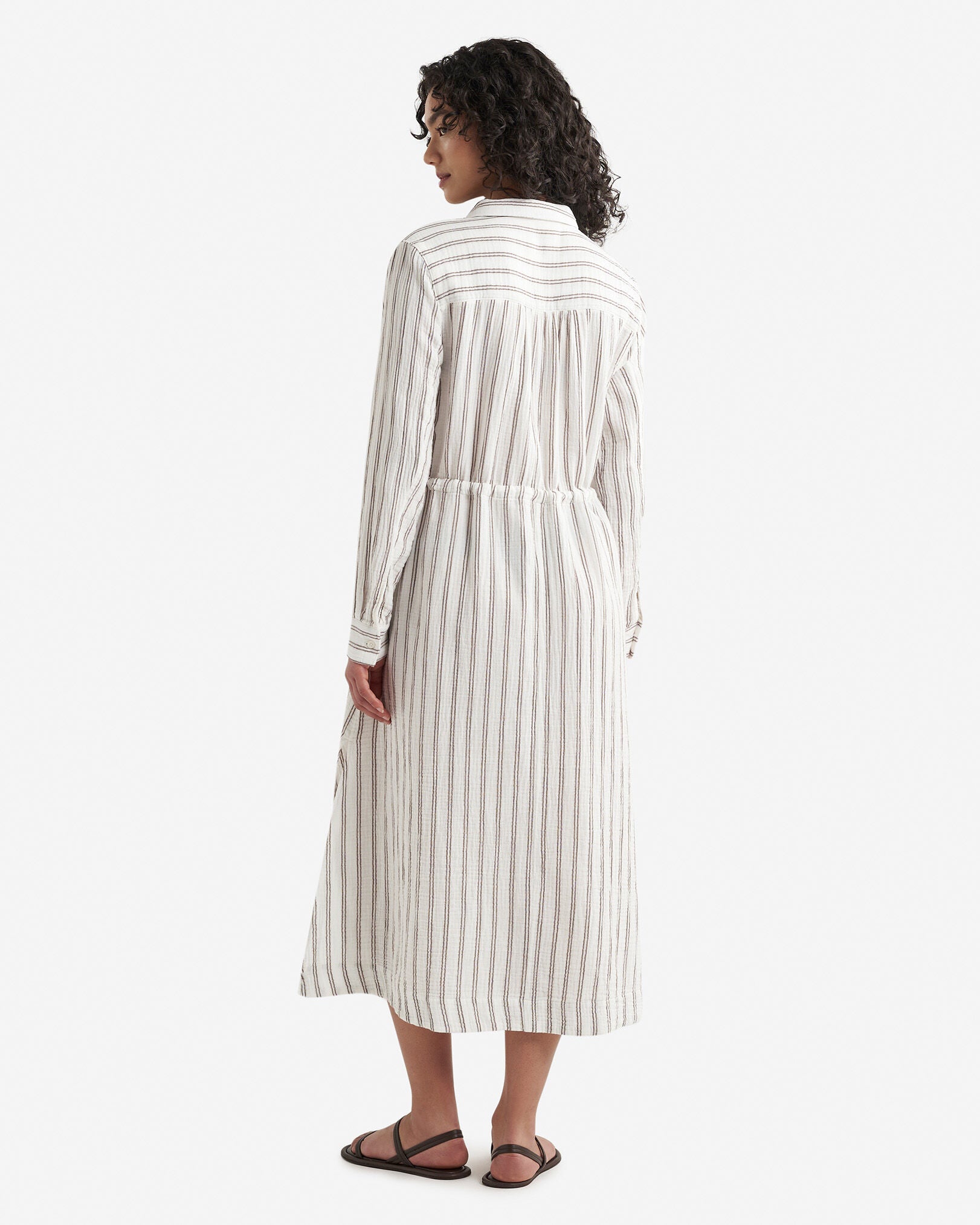 Isla Cotton Gauze Shirt Dress