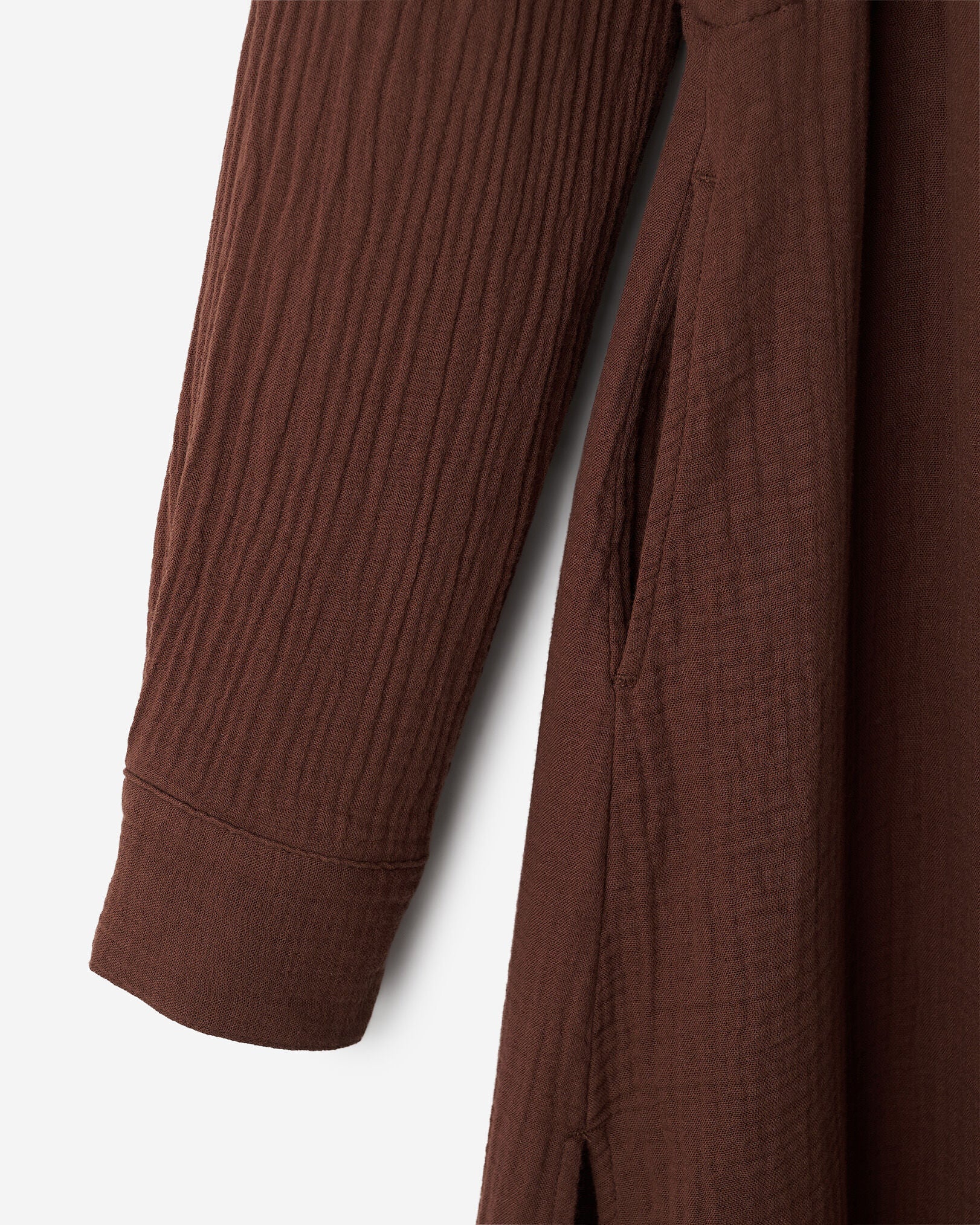 Isla Cotton Gauze Shirt Dress