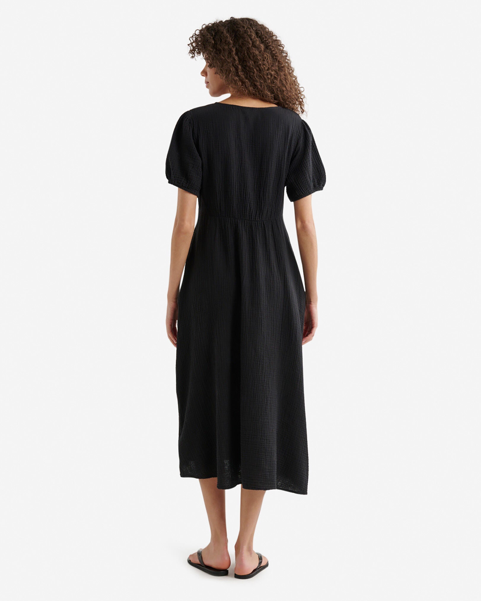 Isla Cotton Gauze Tea Dress