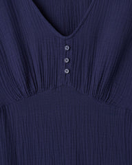 Isla Cotton Gauze Tea Dress