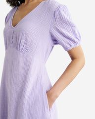 Isla Cotton Gauze Tea Dress