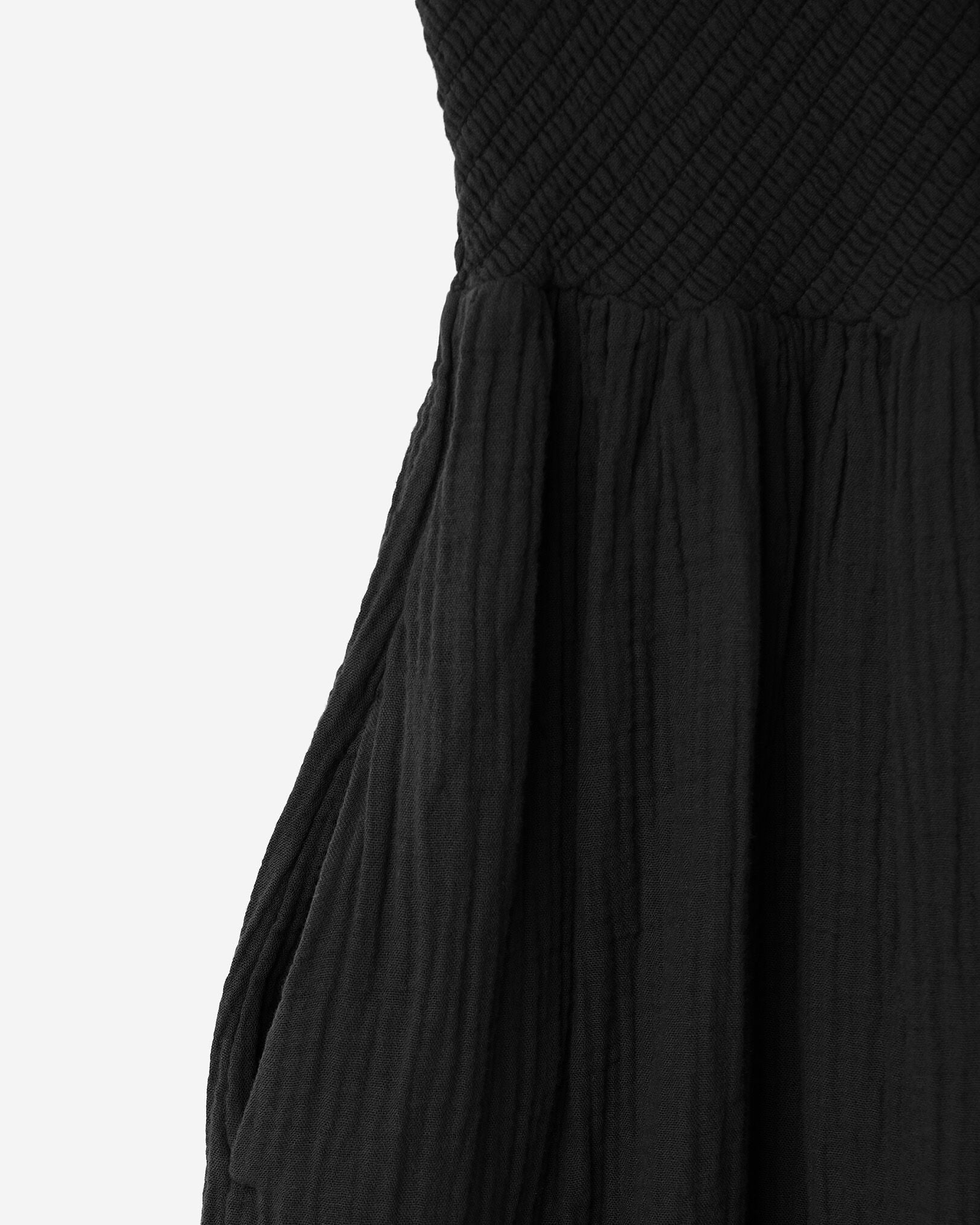 Isla Cotton Gauze Smocked Dress