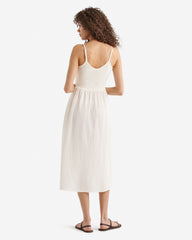 Isla Cotton Gauze Smocked Dress