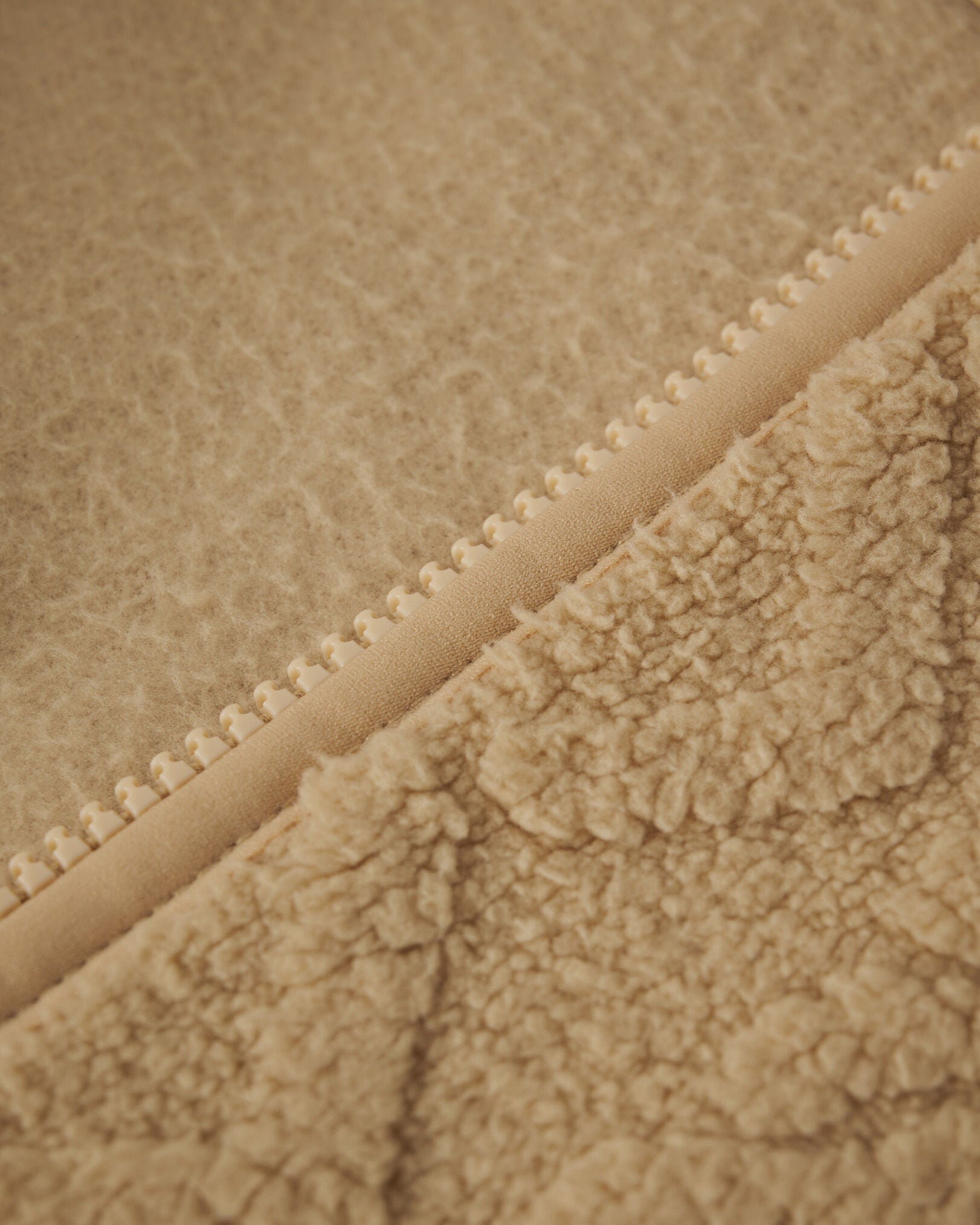 Cable Shearling Fleece Quarter Zip
