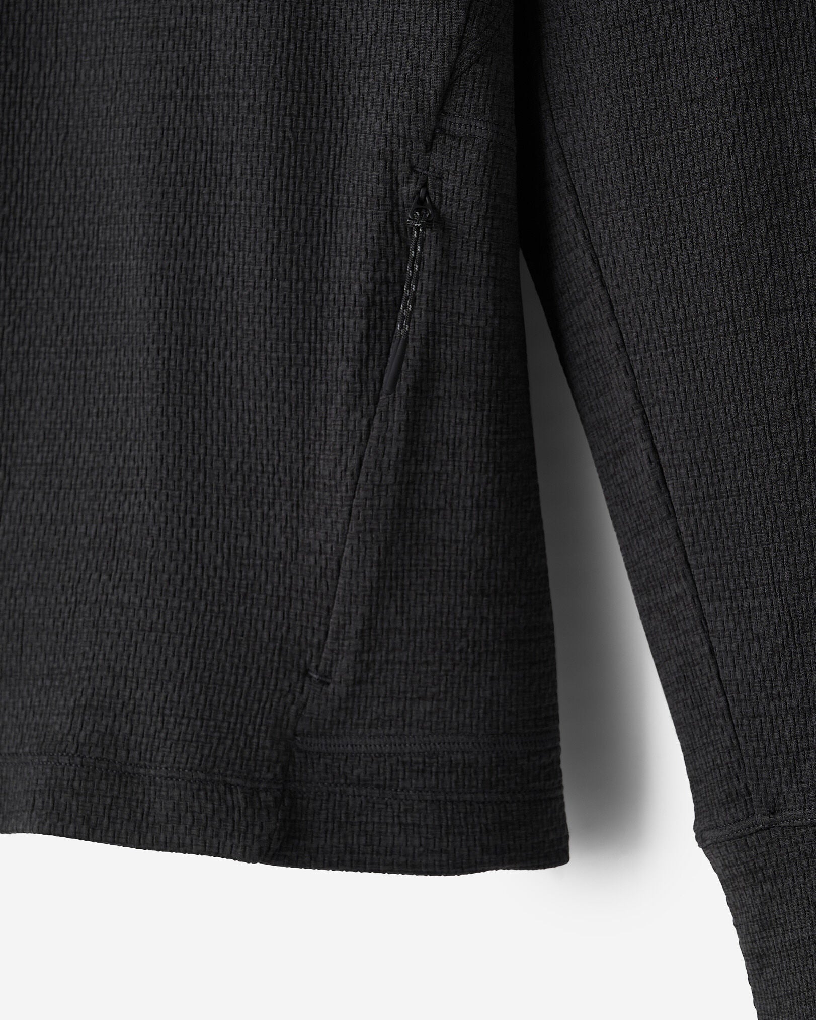 Active Textured Quarter Zip Hoodie