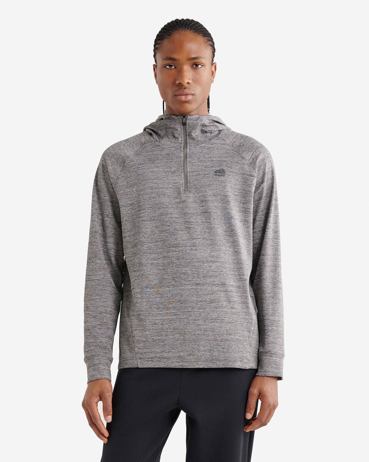 Active Textured Quarter Zip Hoodie
