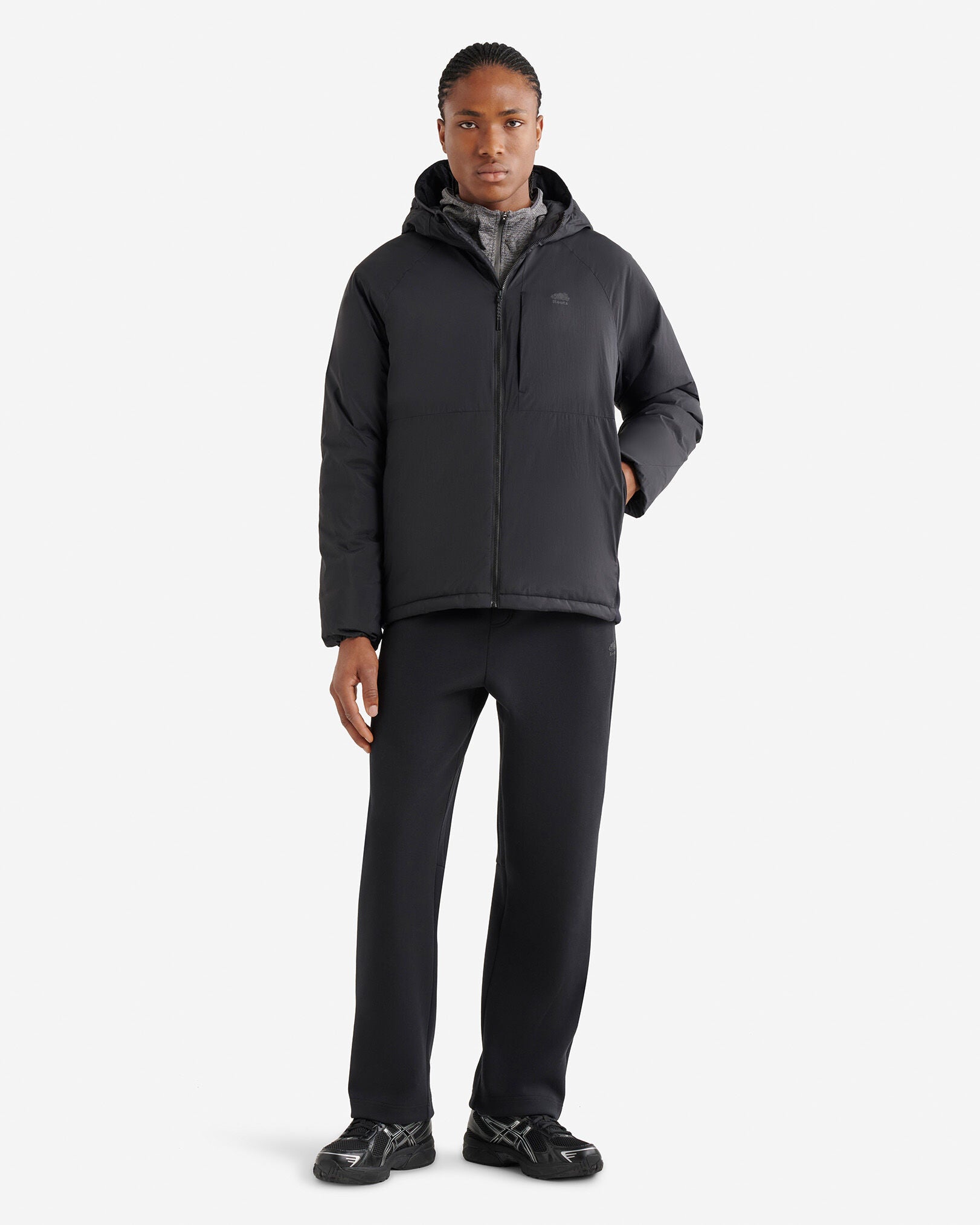 Active Textured Quarter Zip Hoodie