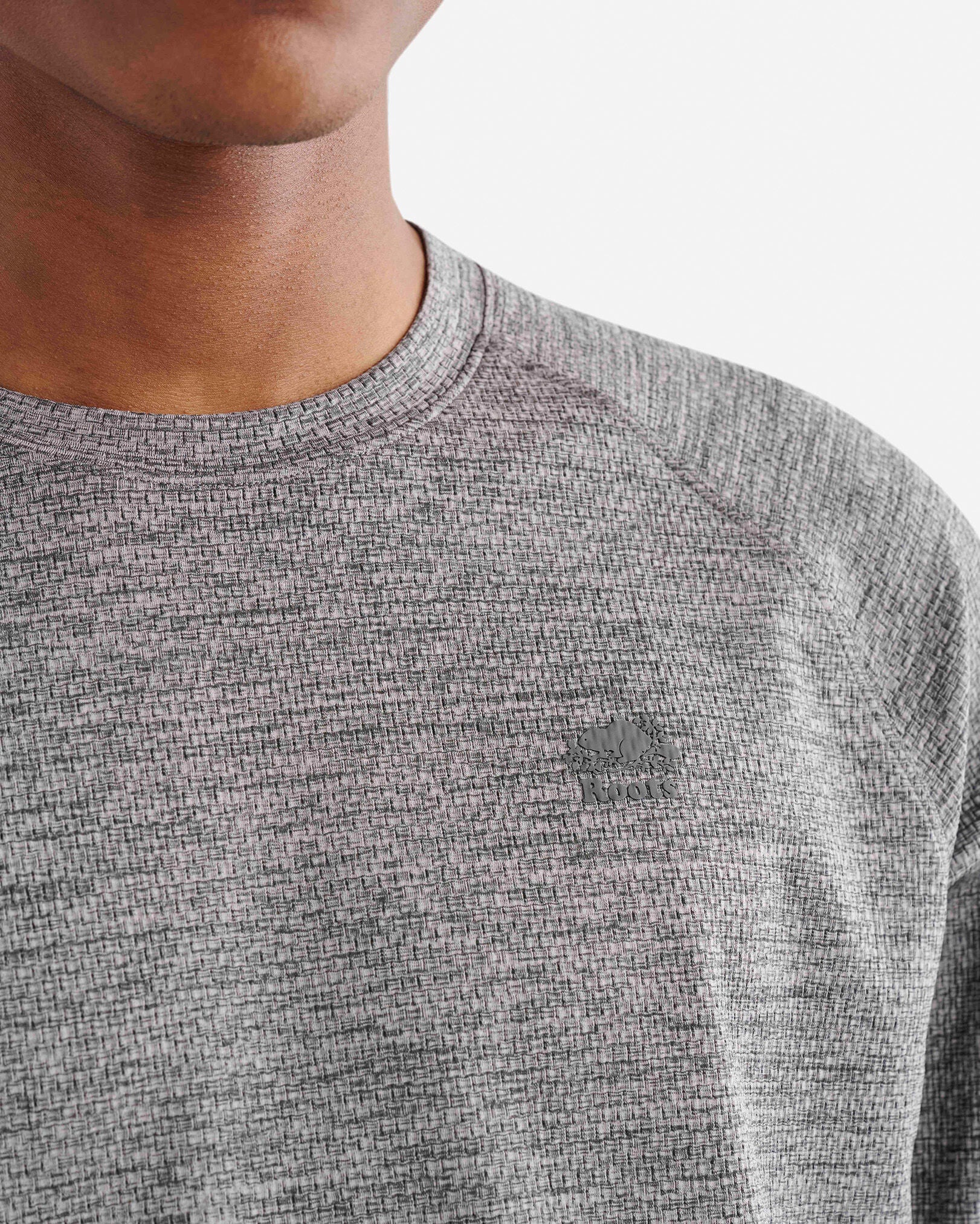 Active Textured Long Sleeve Top