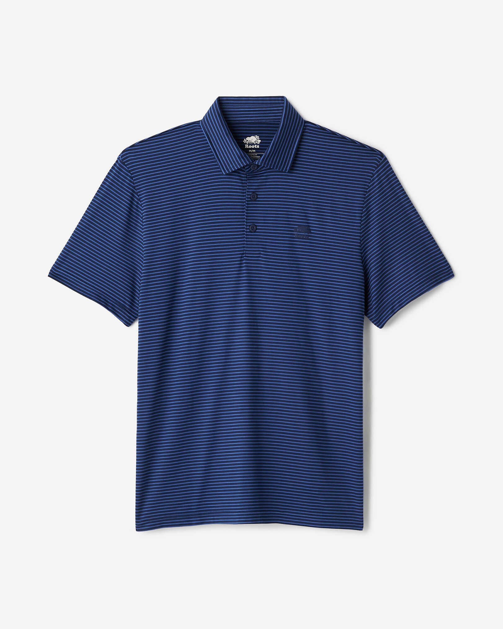 Renew Knit Striped Polo