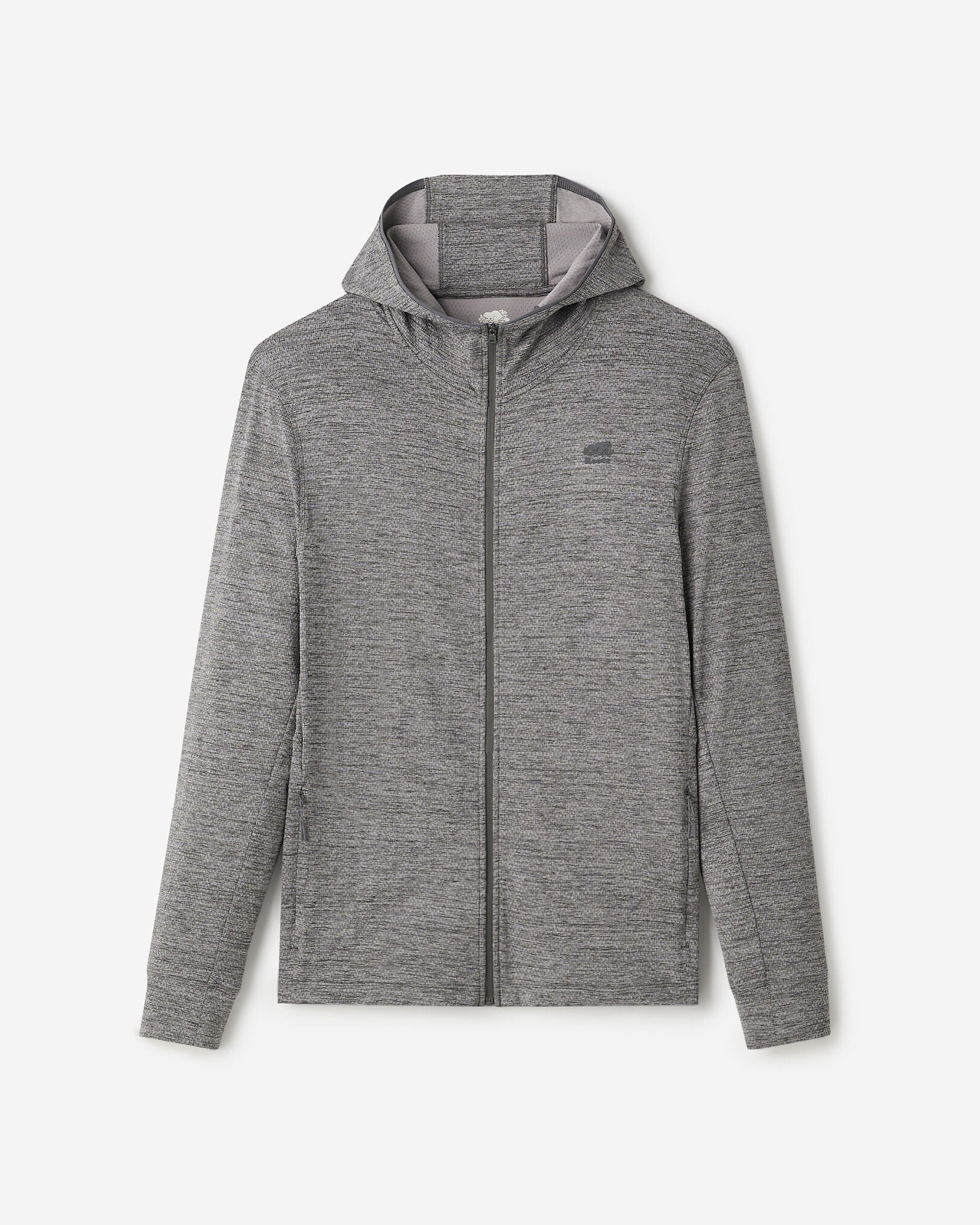 Active Textured Full Zip Hoodie